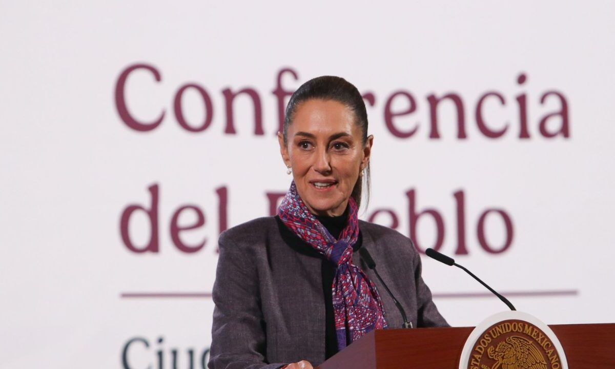 Claudia SHeinbaum en Palacio Nacional