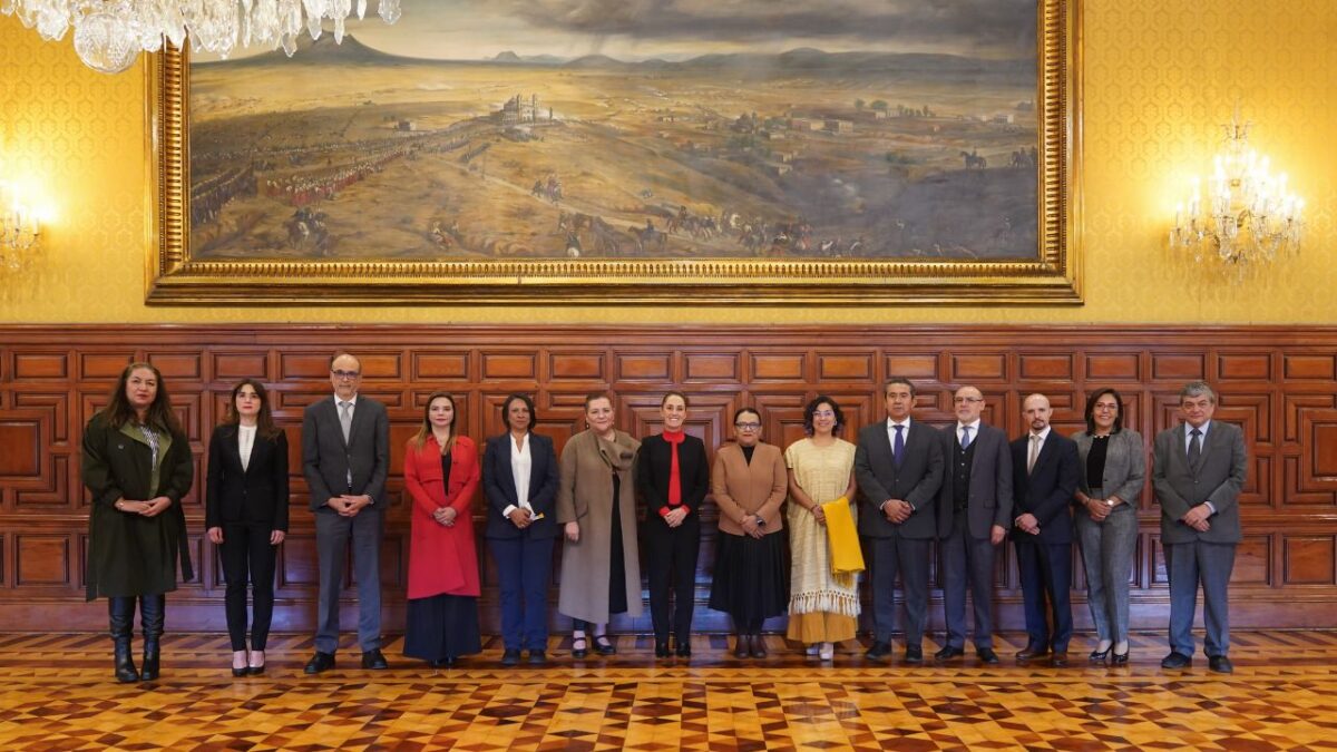 Claudia Sheinbaum en Palacio Nacional