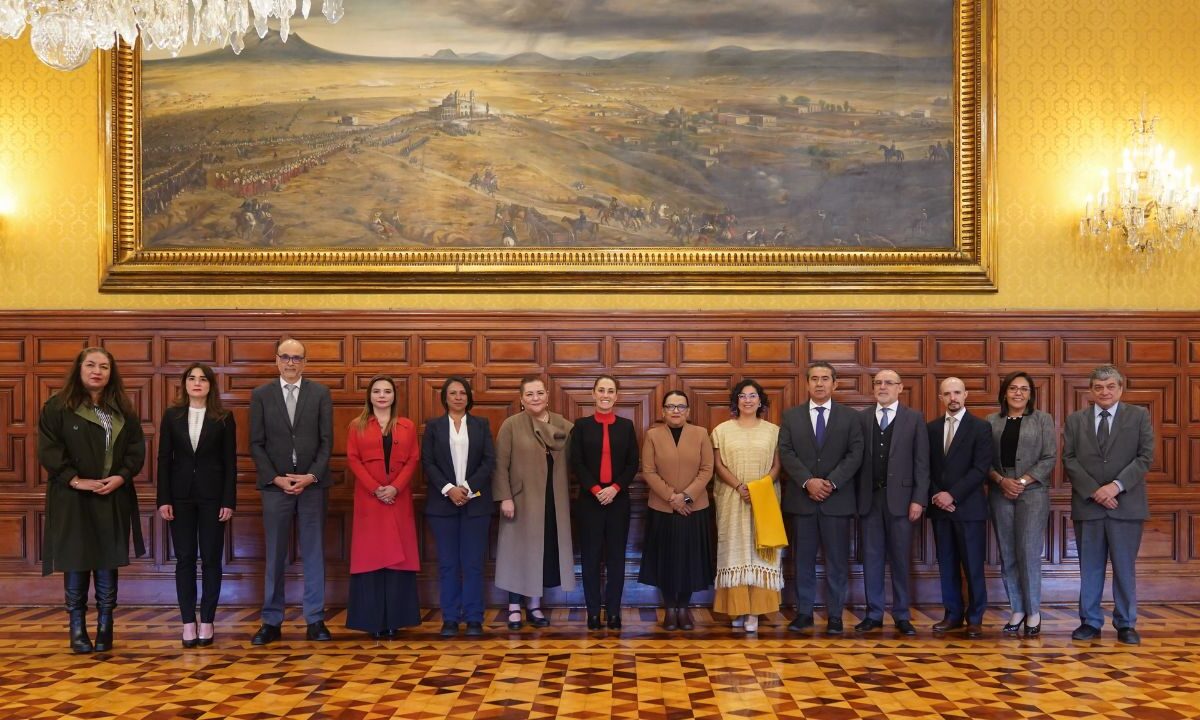 Claudia Sheinbaum en Palacio Nacional