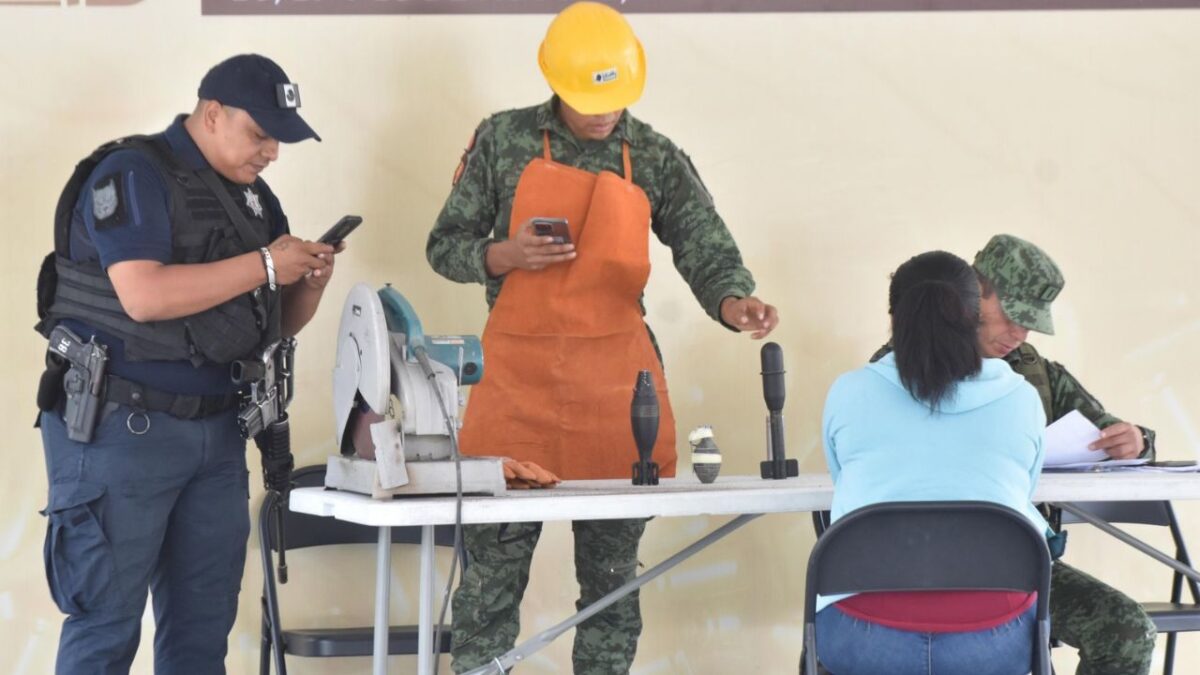 El gobierno de México iniciará el programa de desarme voluntario Sí al desarme, Sí a la paz, en el que los ciudadanos podrán recibir dinero a cambio de armas de fuego