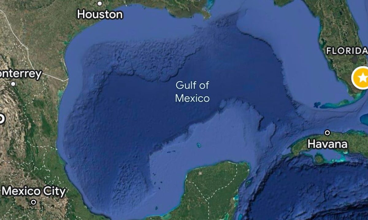 Departamento del Interior de Estados Unidos cambia nombre al Golfo de México a Golfo de América.