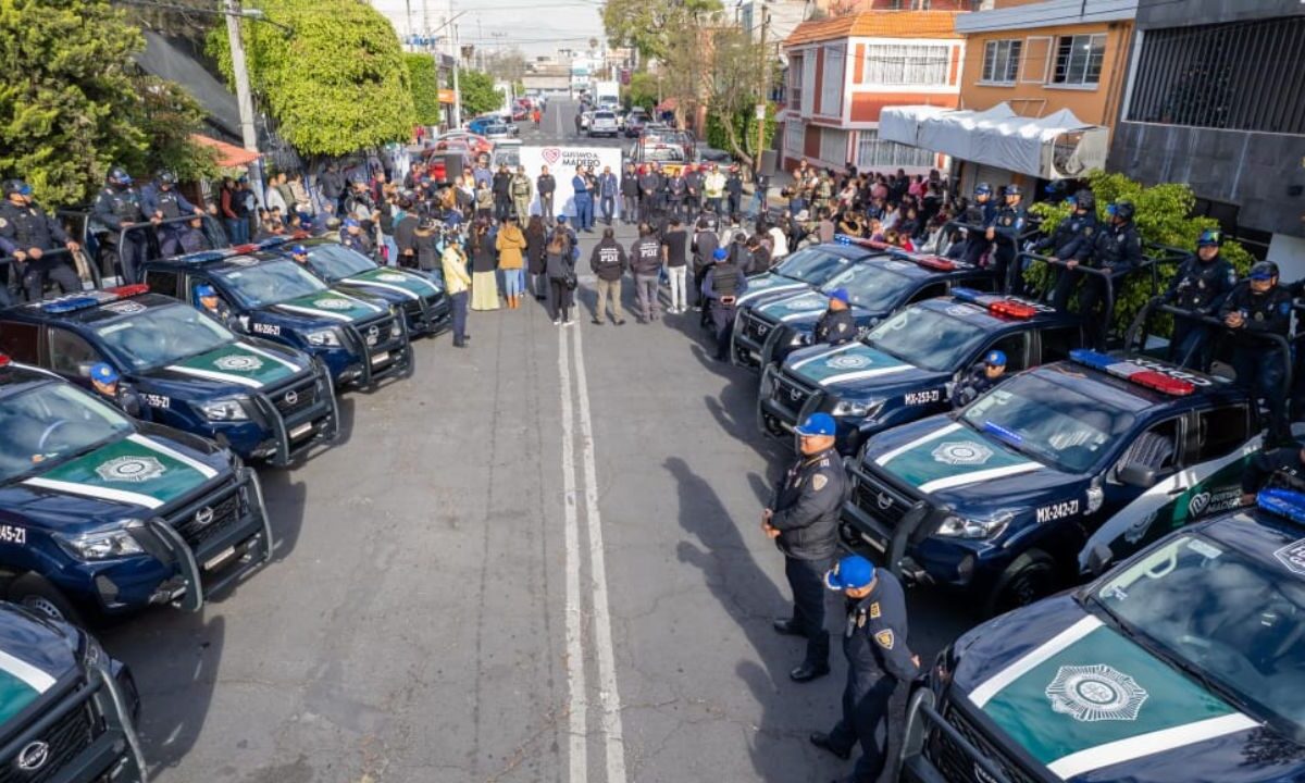 La alcaldía Gustavo A. Madero encabezó un operativo con fuerzas locales y federales en la colonia La Providencia para prevención de delitos.