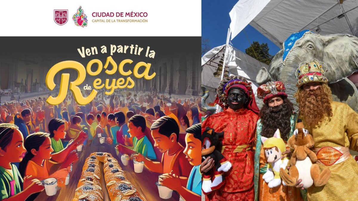 El Gobierno de la CDMX lanzó una invitación para partir la Rosca de Reyes en la plancha del Zócalo