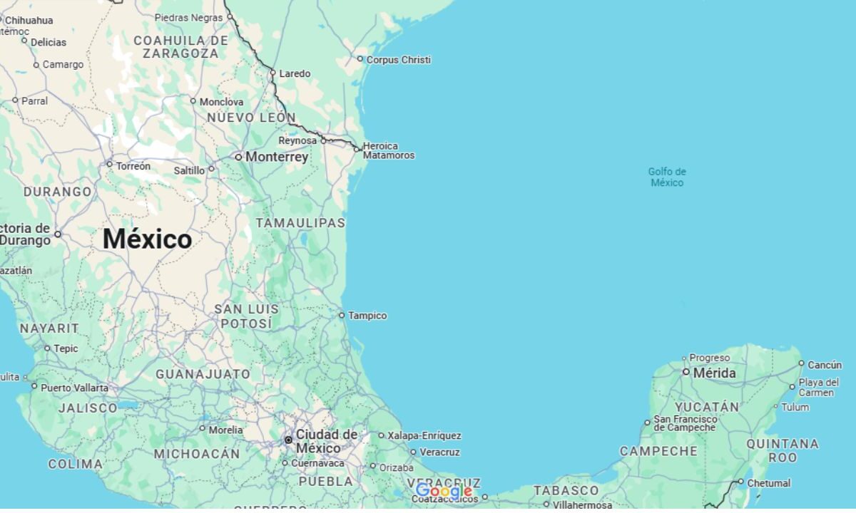 Actualizarán Google Maps para cambiar nombre del Golfo de México por el Golfo de América.