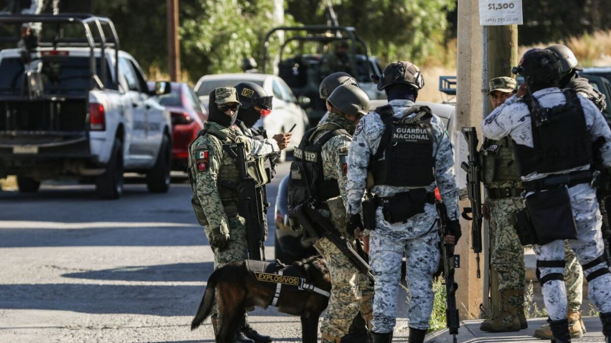 Elementos del Ejército Mexicano y Guardia Nacional en Zacatecas.