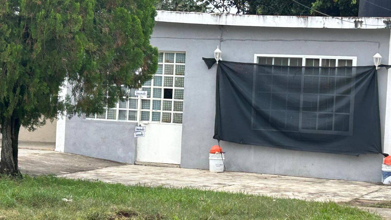 Casa de seguridad donde hallaron el cuerpo de la empresaria y activista originaria de Coatzacoalcos.