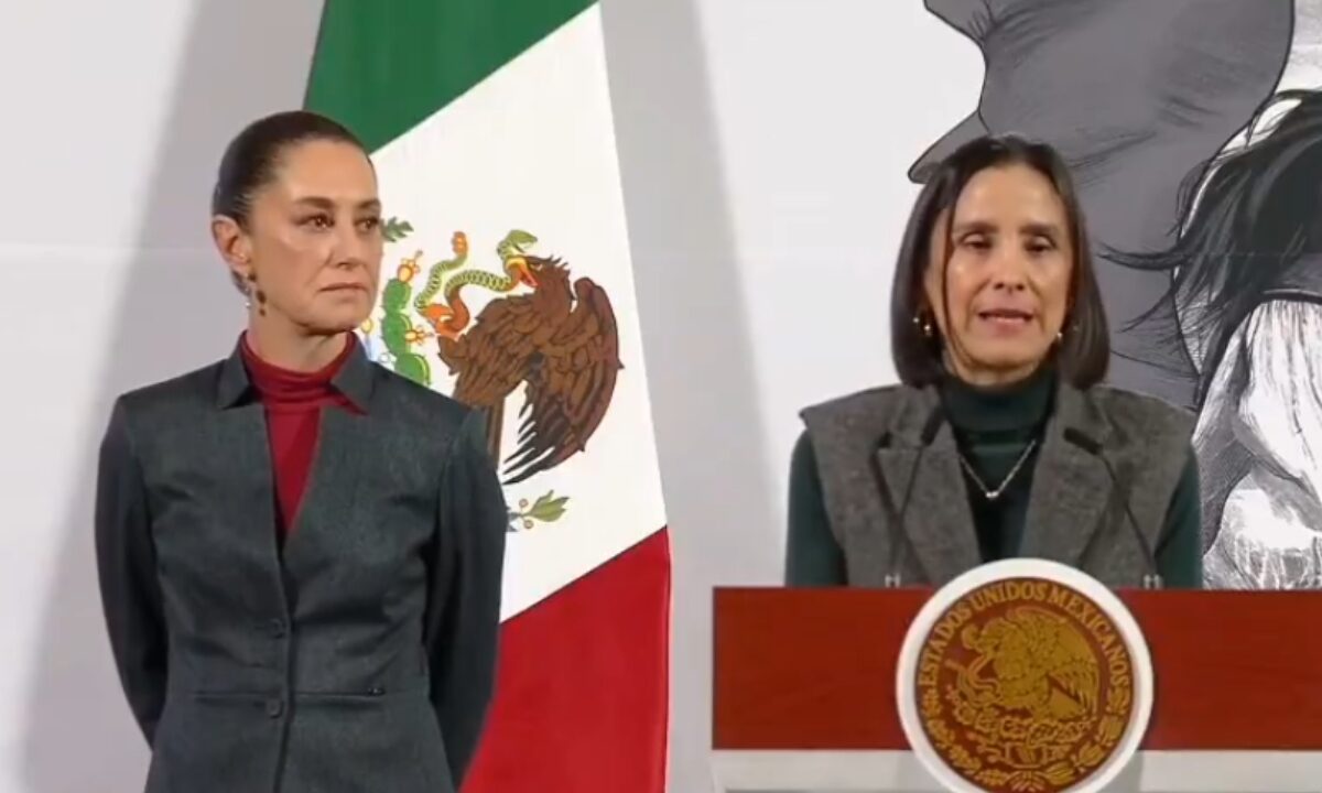 Luz Elena González, secretaria de Energía, en la mañanera