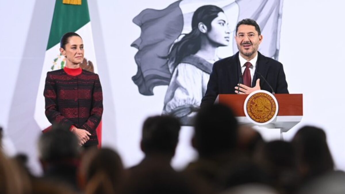 Sheinbaum y Batres en la mañanera