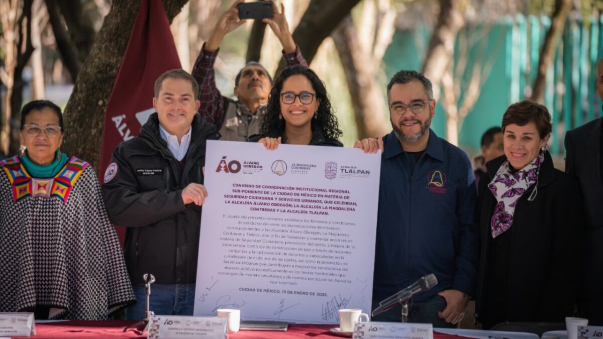 Firma del Convenio de coordinación regional Sur-Poniente