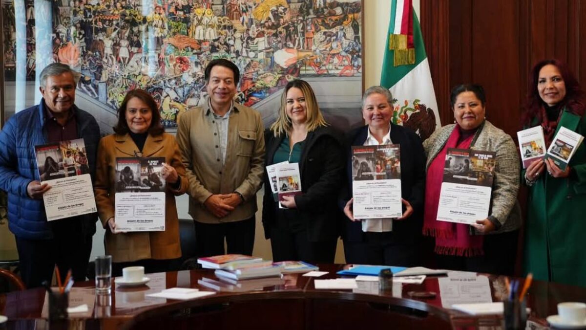 Mario Delgado aseguró que la estrategia antidrogas del Gobierno de México llegará a todas las escuelas sin distinción alguna.