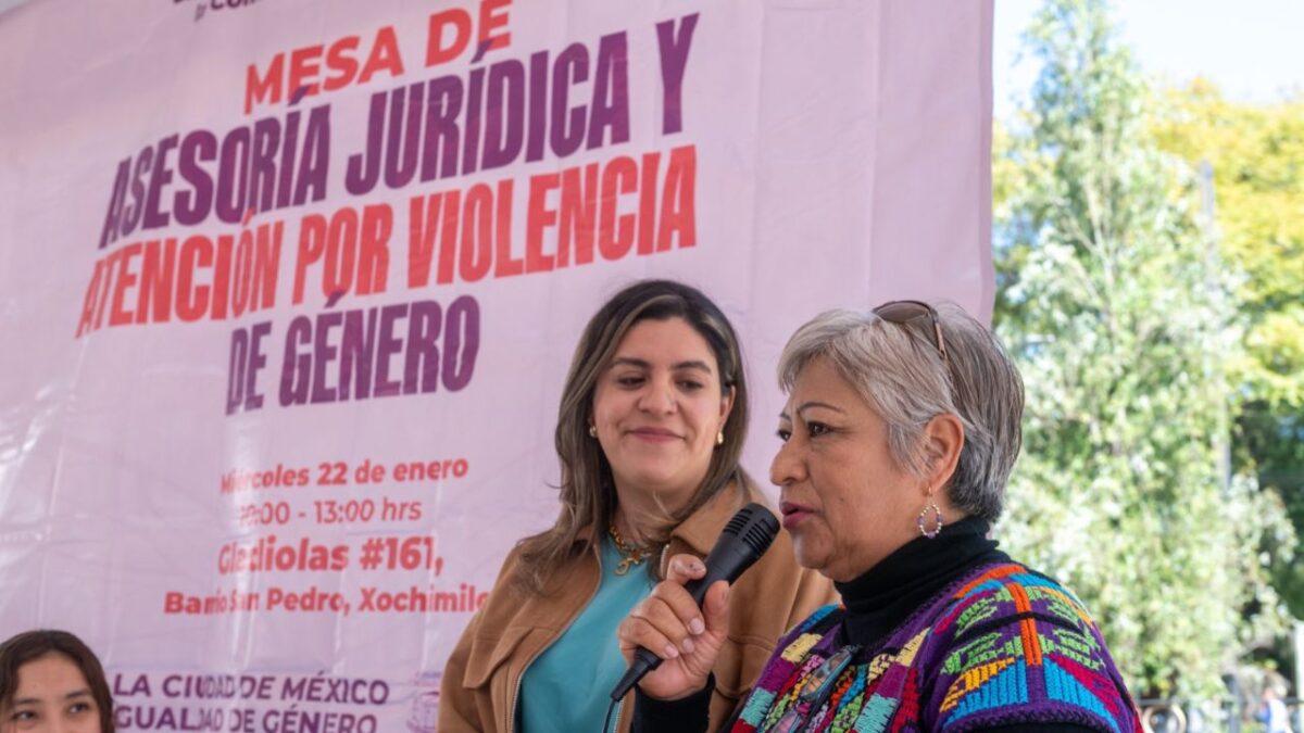 Llevan a Xochimilco jornada de atención a víctimas por violencia de género