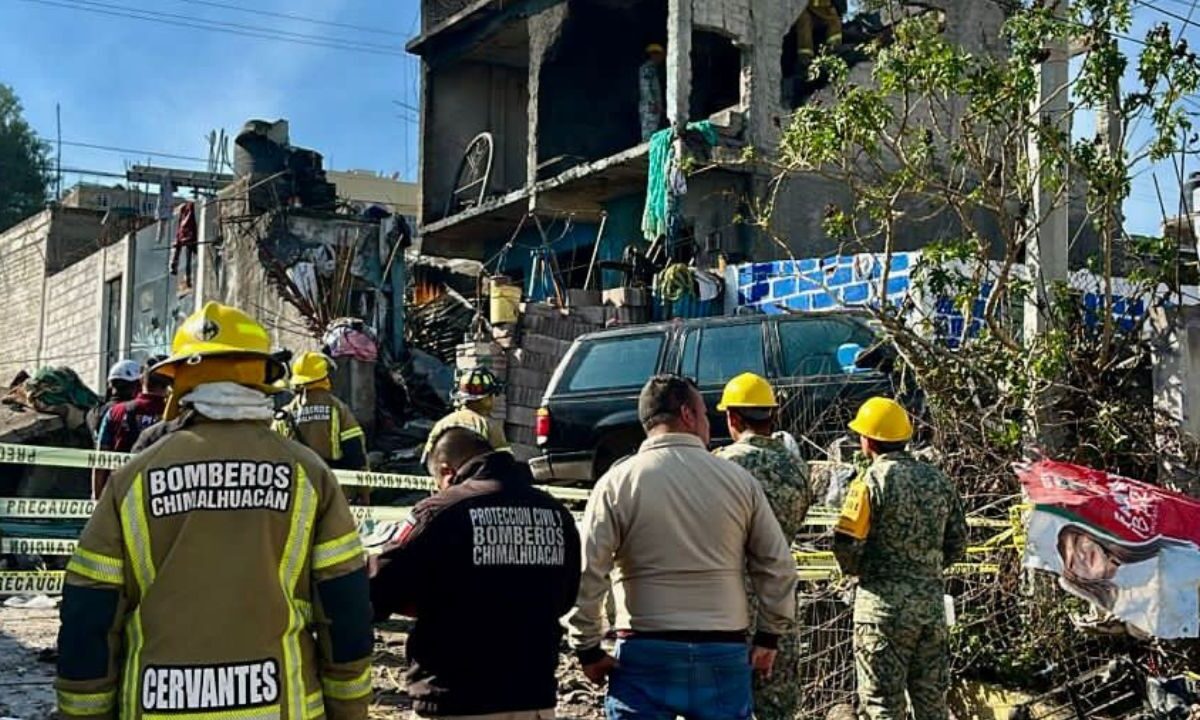 Muere otra persona tras explosión en taller de pirotecnia en Chimalhuacán