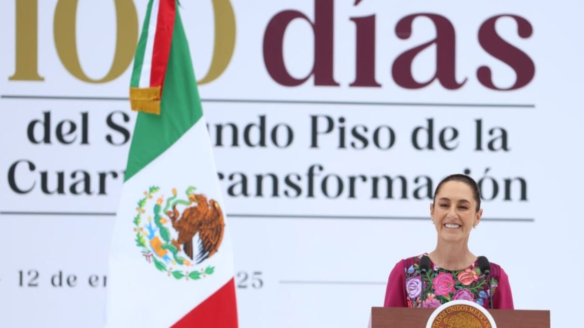 Claudia Sheinbaum presentó su informe por los primeros 100 días de gobierno