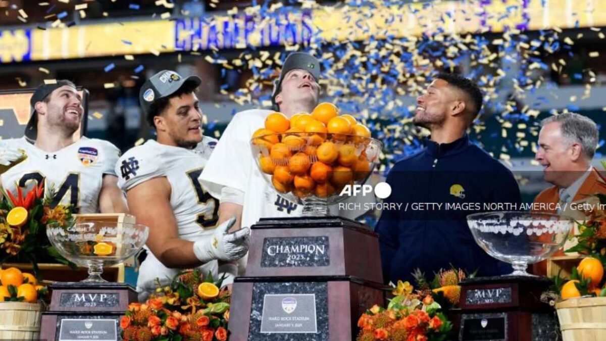 Notre Dame jugará la final nacional tras ganar el Orange Bowl y ya espera rival.