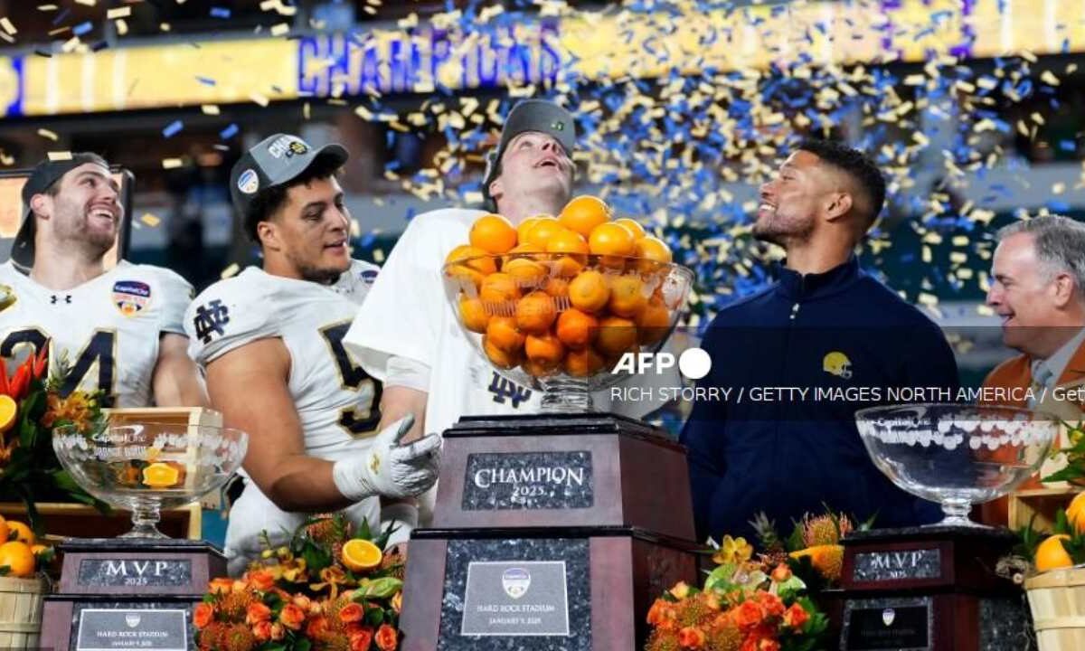 Notre Dame jugará la final nacional tras ganar el Orange Bowl y ya espera rival.