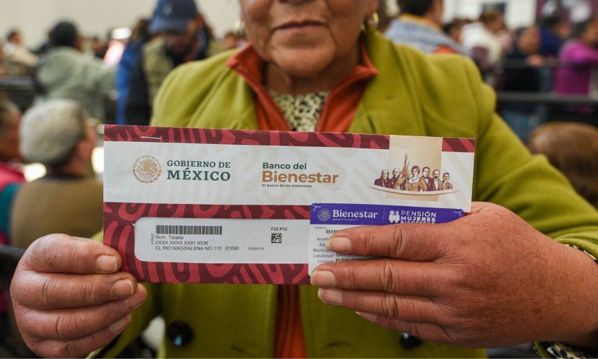 Tarjeta del Bienestar para beneficiarias de la Pensión Mujeres Bienestar 2025.