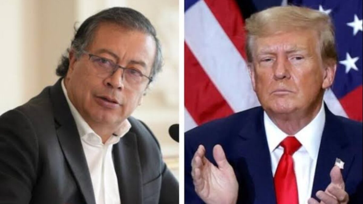 Gustavo Petro y Donald Trump