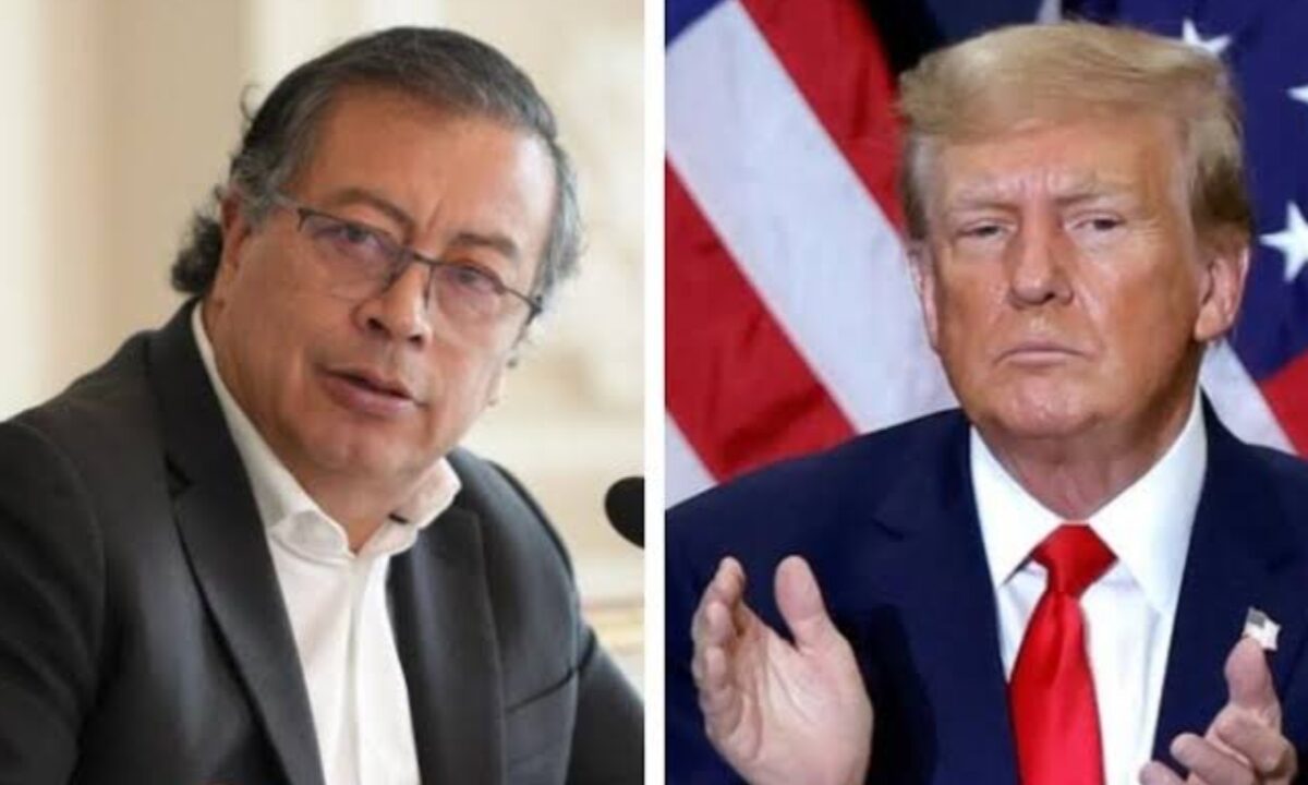 Gustavo Petro y Donald Trump