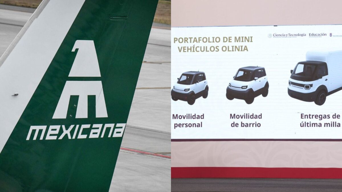 Avión de Mexicana de Aviación y proyecto de autos elécticos de Olinia.