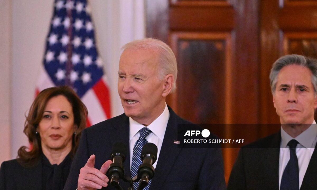 Presidente saliente de los Estados Unidos, Joe Biden.