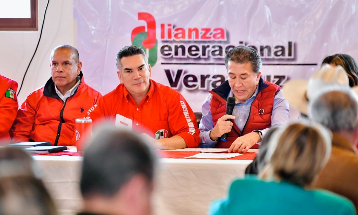 Alito Moreno externó que el PRI estaría buscando aliarse con el PAN, para competir en las elecciones municipales de Veracruz.