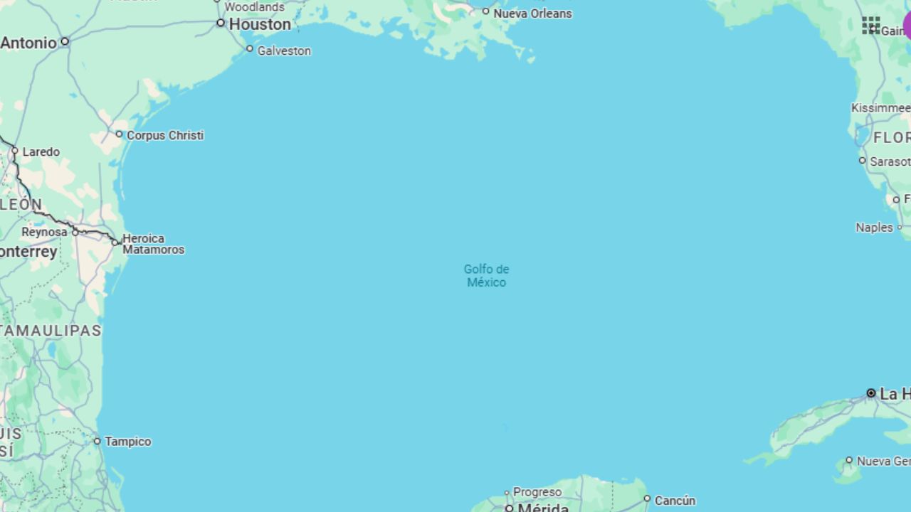 Google Maps cambiará el nombre del Golfo de México a Golfo de América.