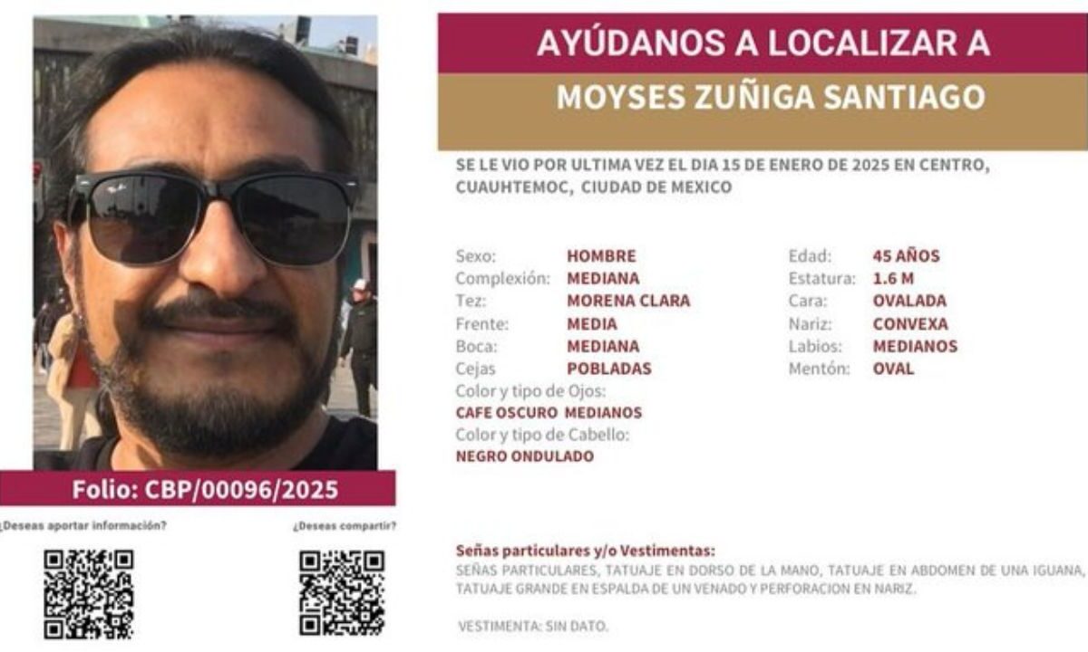 Reportan desaparecido al fotoperiodista Moyses Zúñiga Santiago