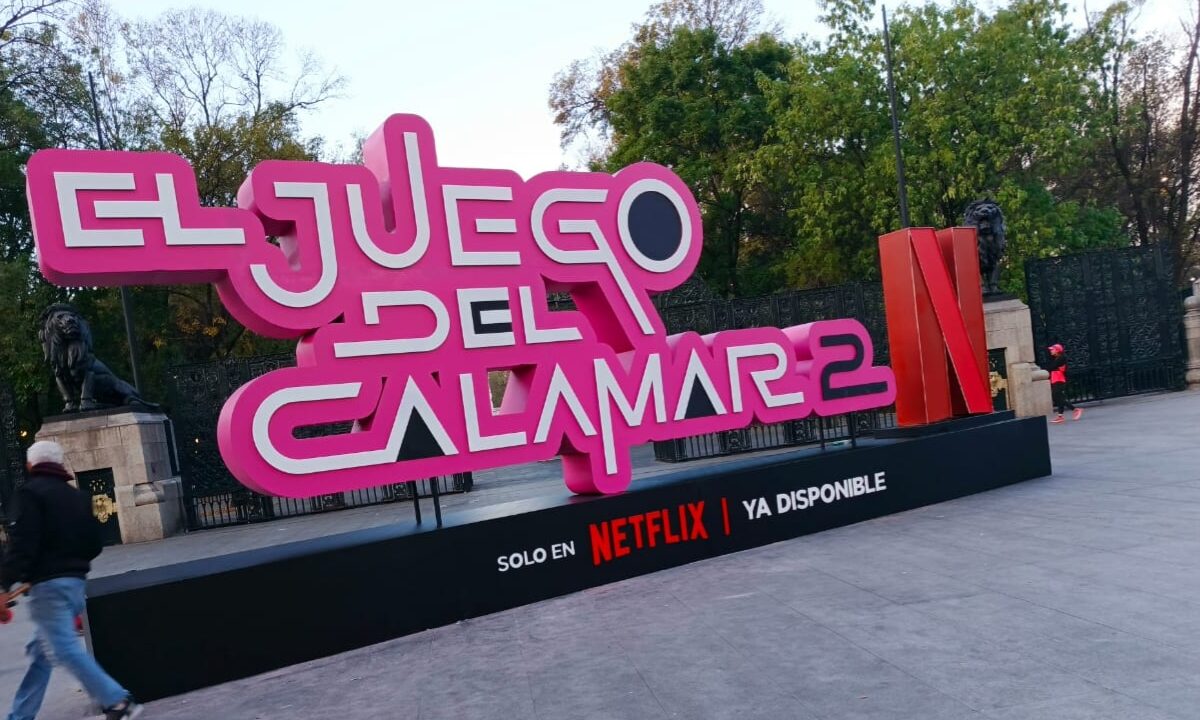 Publicidad de El Juego del Calamar 2 en Chapultepec