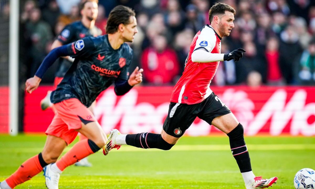 Santiago Giménez celebró sus primeros 100 partidos con la camiseta del Feyenoord