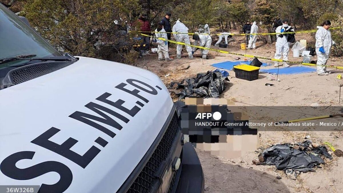 Autoridades informaron sobre el hallazgo de 16 nuevos cuerpos en fosas clandestinas en Chihuahua con lo que la cifra total sube a 72.