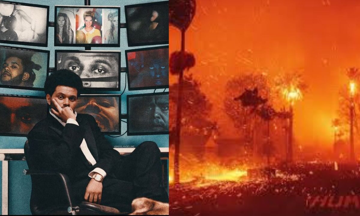 The weeknd dona a afectados por incendios