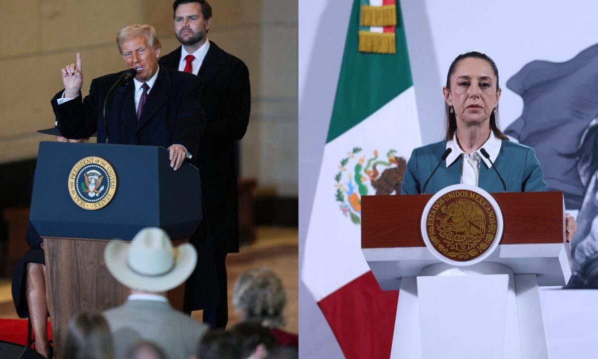 A horas del regreso de Donald Trump a la Presidencia de Estados Unidos, la presidenta Claudia Sheinbaum sostiene una reunión con miembros de su Gabinete en Palacio Nacional, donde abordan el tema de migración con sus funcionarios.