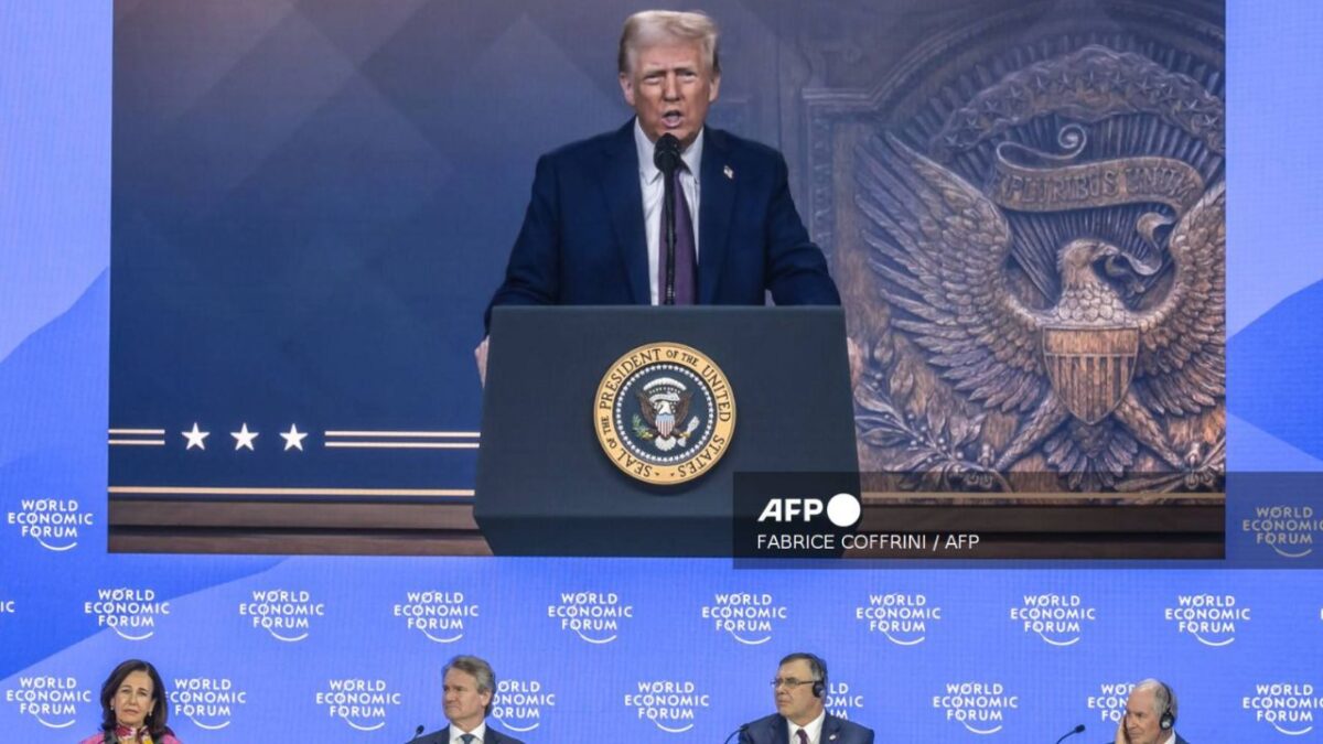 Donald Trump señaló en el Foro de Davos "creo que vamos muy bien”, respecto a los acuerdos con México y acusó a Canadá de no tenerle respeto.