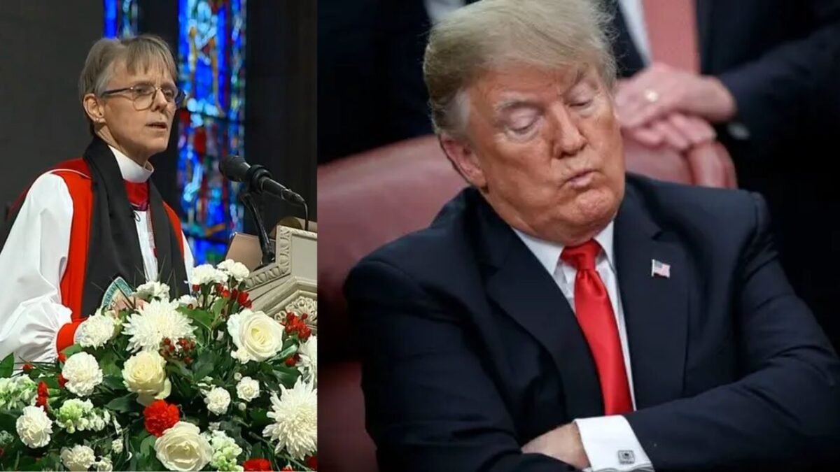 Trump recibe llamado de atención por la iglesia