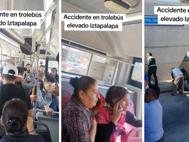 VIDEO: Así vivieron los pasajeros el accidente del Trolebús elevado en Iztapalapa