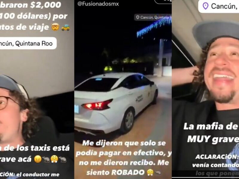 Luisito Comunica denuncia los cobros excesivos de taxis en Cancún