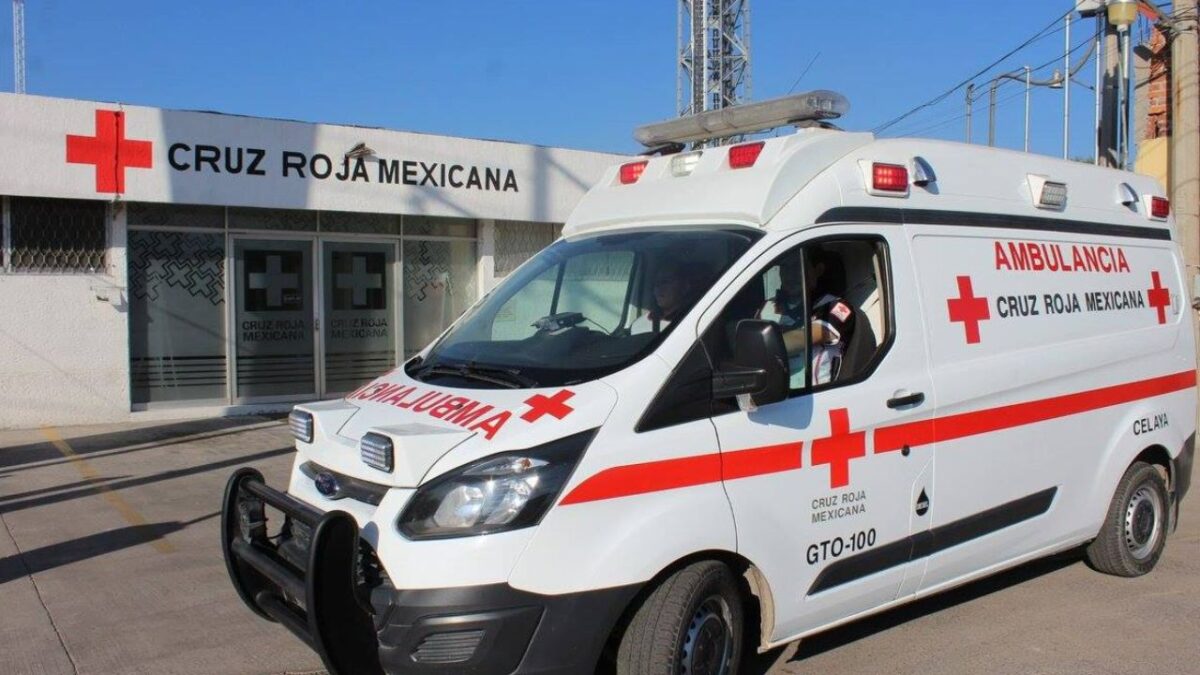 Ambulancia de la Cruz Roja Mexicana