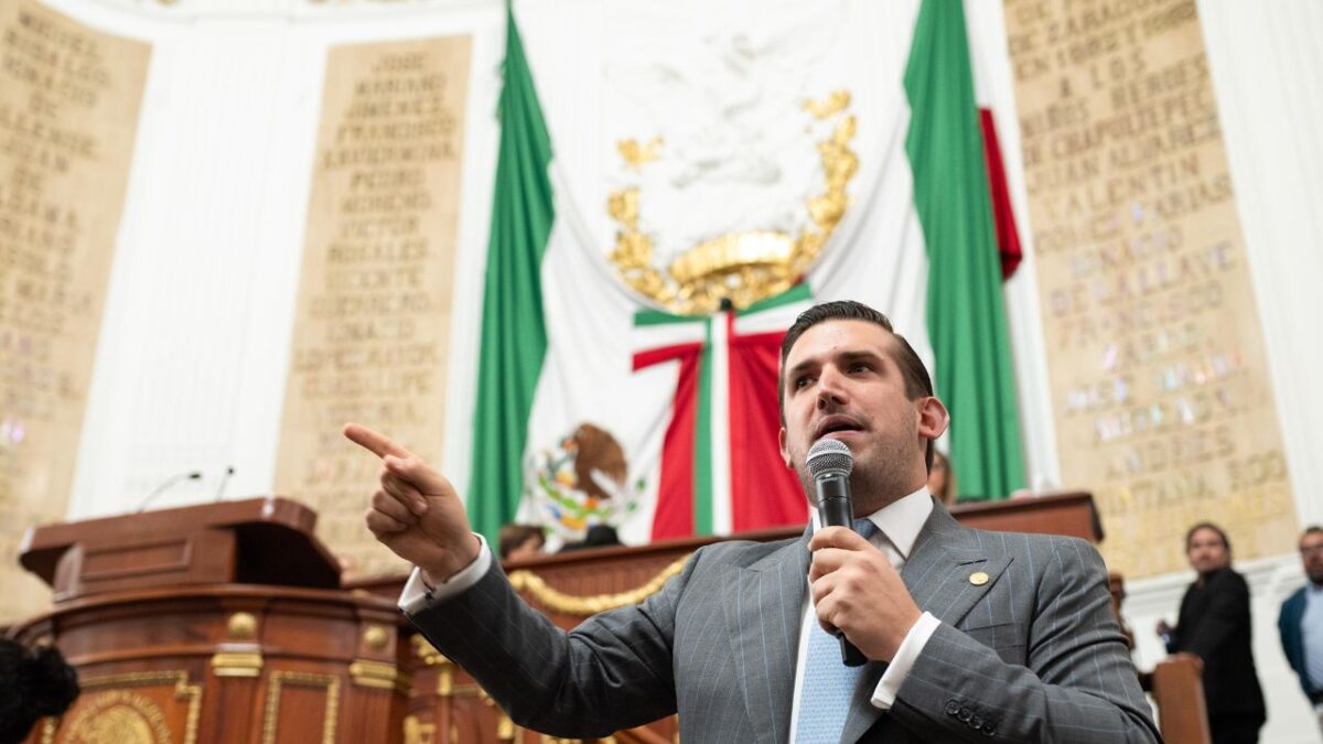 diputado de Morena en el Congreso local, Pedro Haces Lago