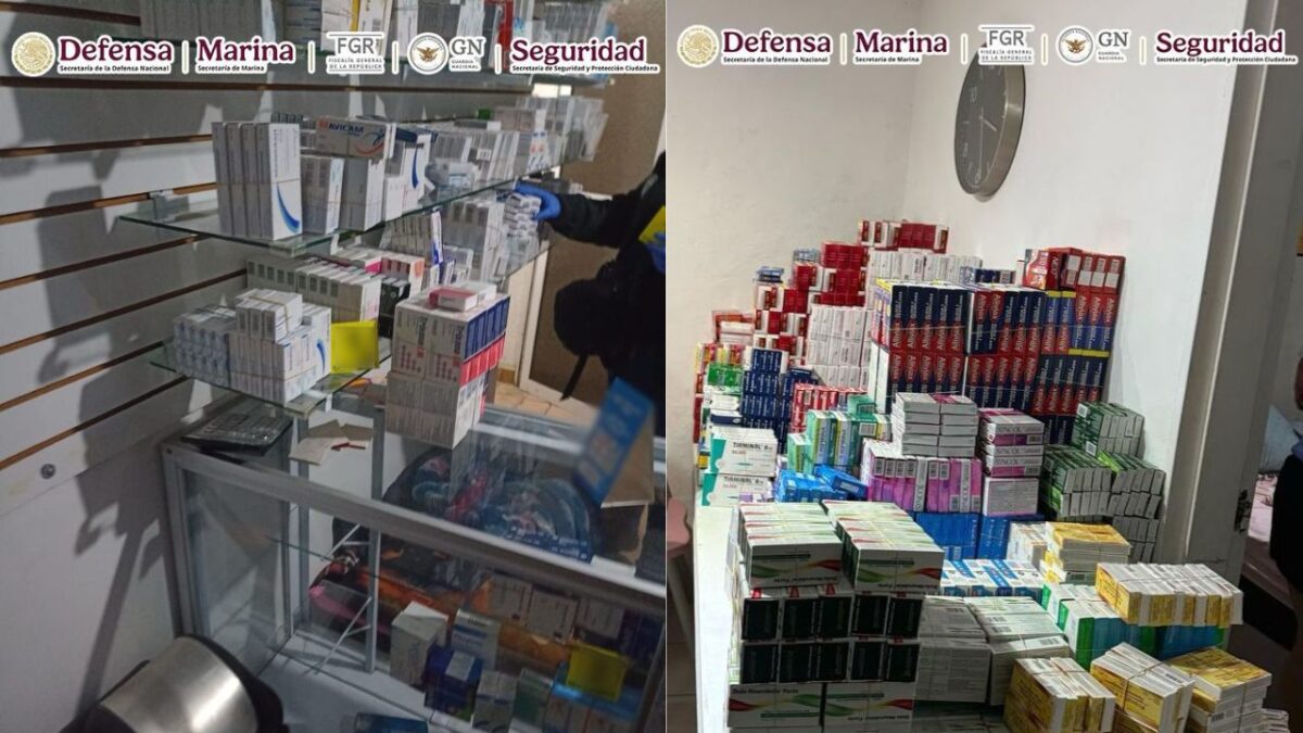 Se decomisan 650 cajas de medicamento controlado apócrifo.