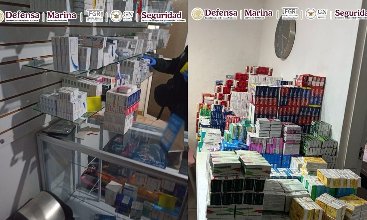 Se decomisan 650 cajas de medicamento controlado apócrifo.