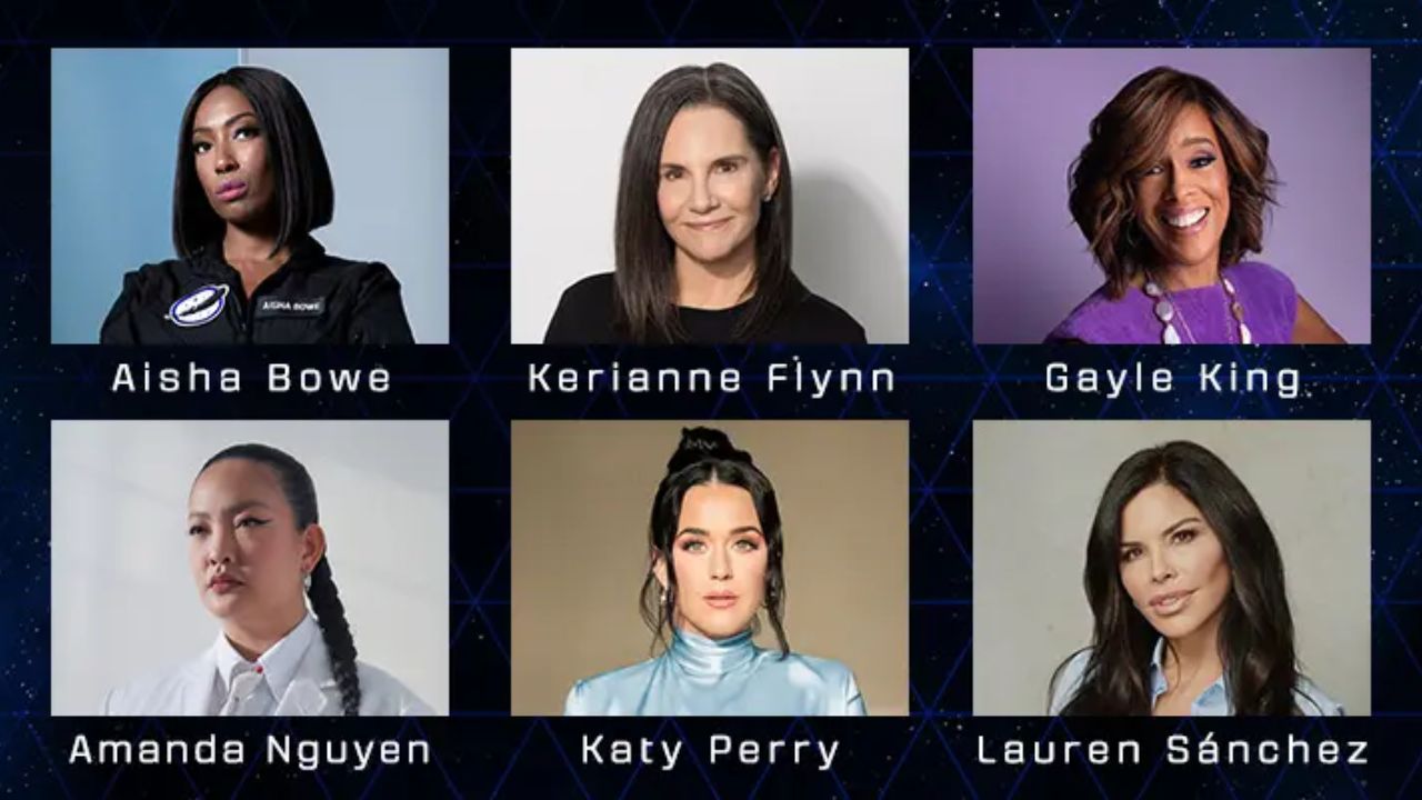 Seis mujeres volarán en la 31.ª misión del New Shepard, entre ellas destaca Katy Perry