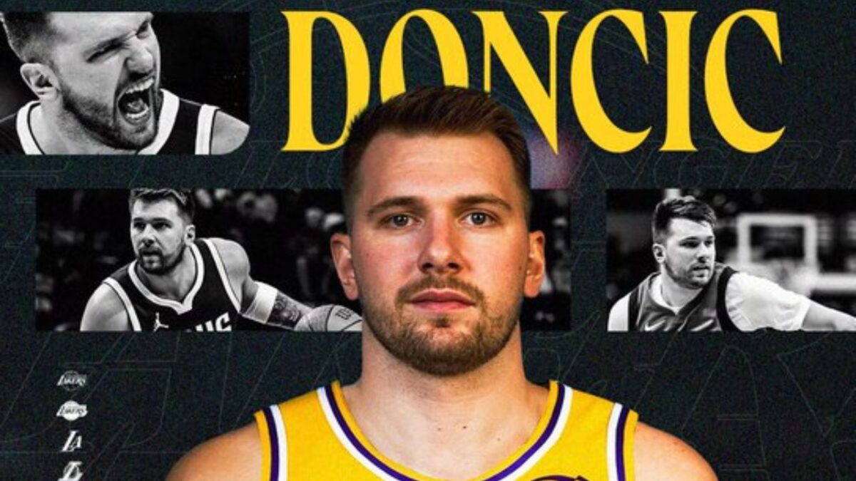 Doncic confirmó que LeBron James fue el primero en buscarlo tras conocerse su cambio a LA, para desearle suerte en el equipo