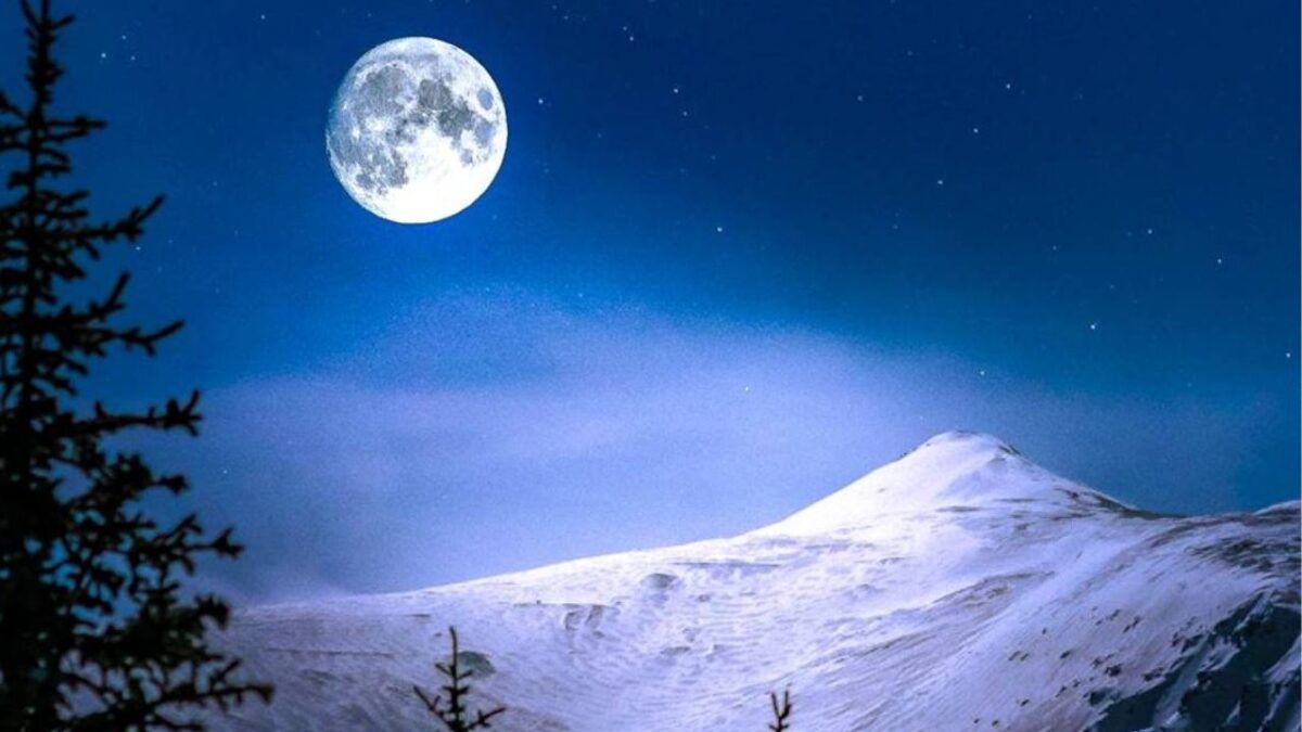 La Luna Llena de febrero es conocida como la Luna de Nieve