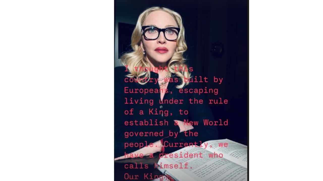 Mensaje de Madonna contra Trump