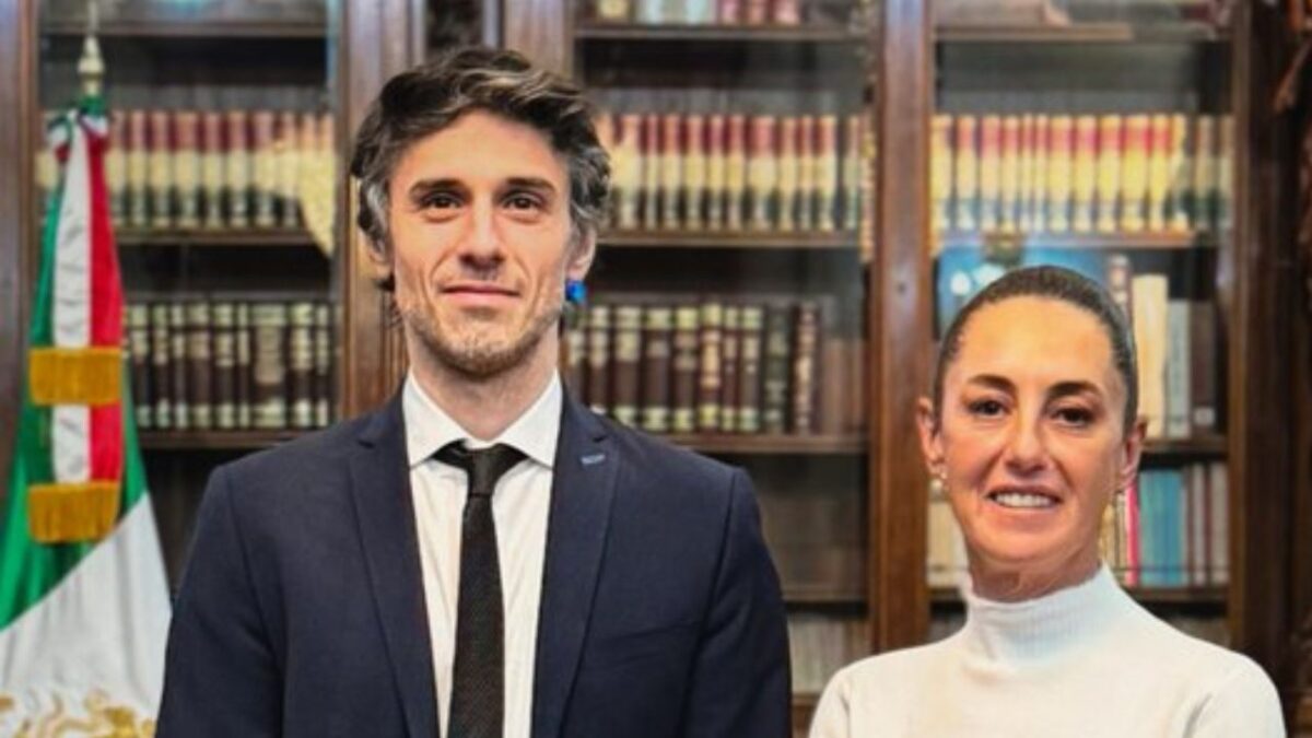 Sheinbaum se reúne con Guido Croxatto, abogado argentino, especialista en Derechos Humanos y con posgrados en Derecho Público