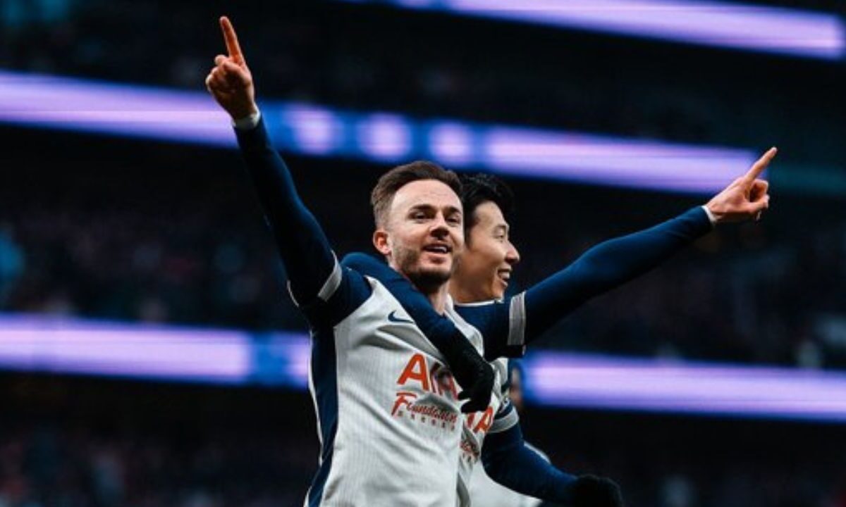 3 victorias logró el Tottenham en tres partidos en los que se enfrentó al Manchester United en todas las temporadas del 2024-2025 en Inglaterra