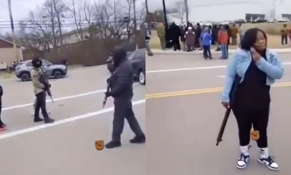 Afroamericanos salen a las calles de Ohio, Estados Unidos, en defensa propia ante amenaza neonazi.