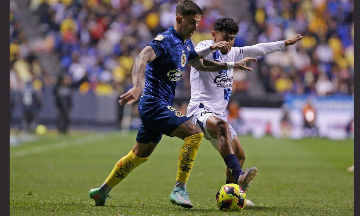 Las Águilas del América recuperaron el liderato de la Liga Mx luego de vencer 2 goles a 1 al equipo de la Franja de Puebla.