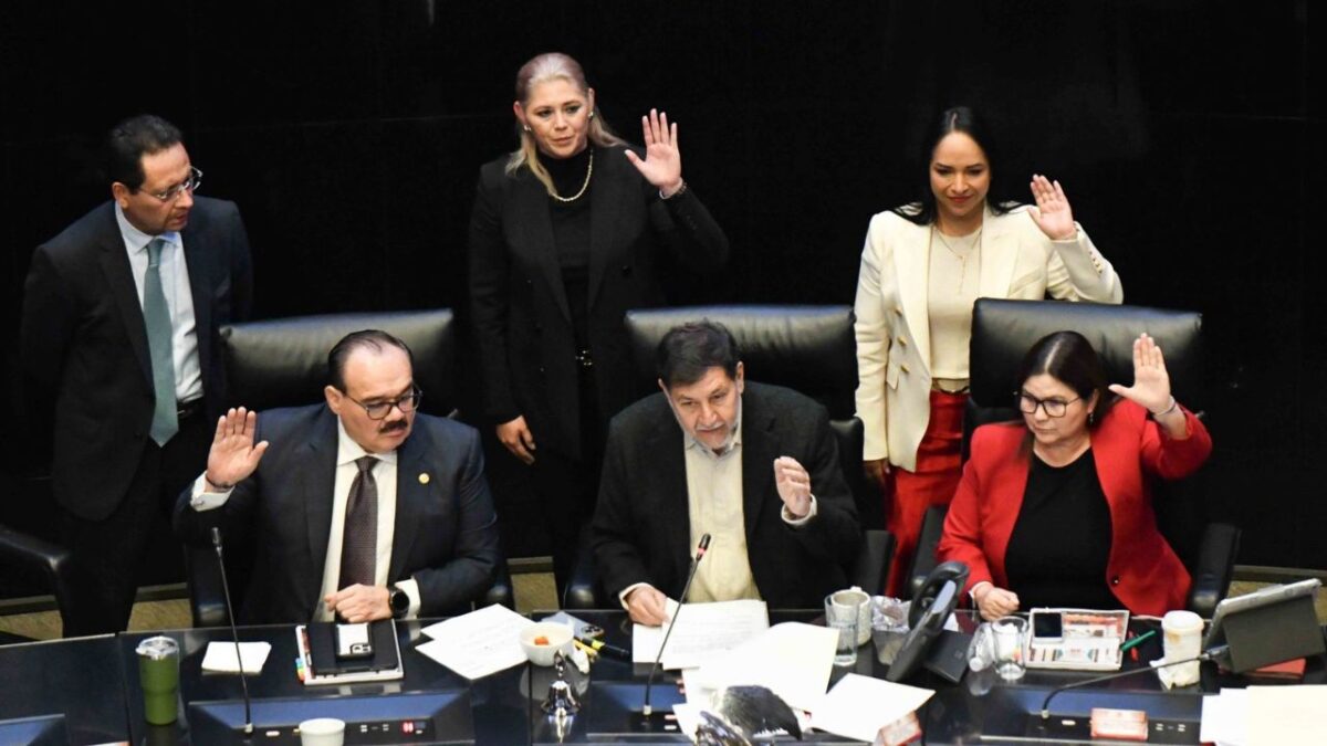 El Senado aprobó los listados de candidatos a juzgadores que participarán en la elección judicial del próximo 1 de junio.