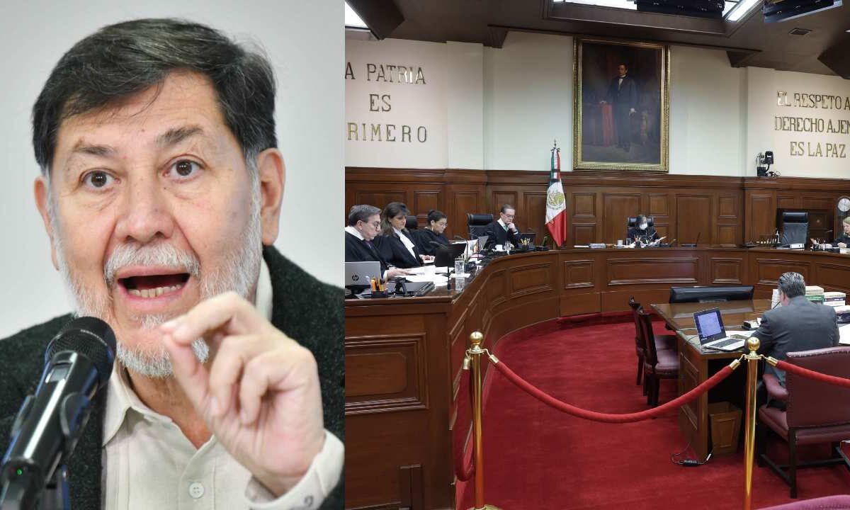 Gerardo Fernández Noroña arremetió contra la SCJN por rechazar el listado de candidatos a participar en la elección judicial.